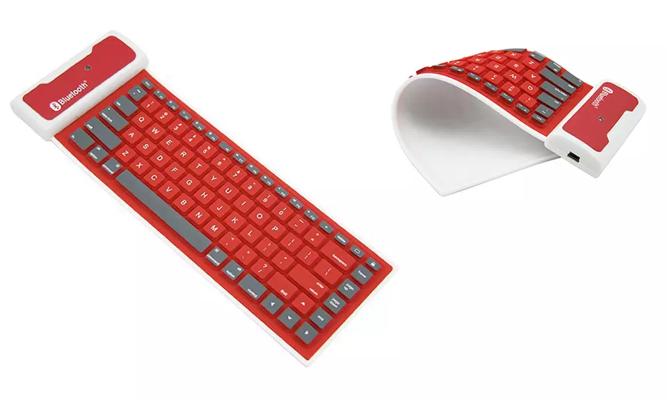 Flexible Mini Bluetooth Silicone Keyboard - Second Medium