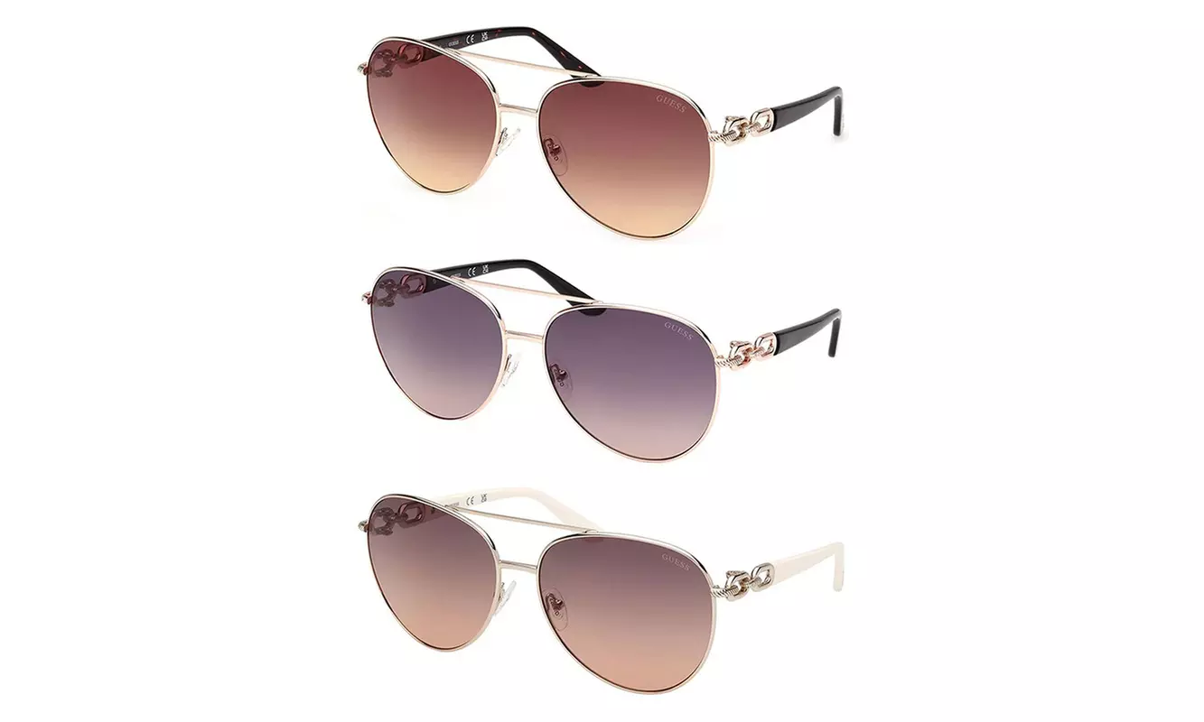 GUESS Women's Metal Sunglasses- Stylish & Chic!
