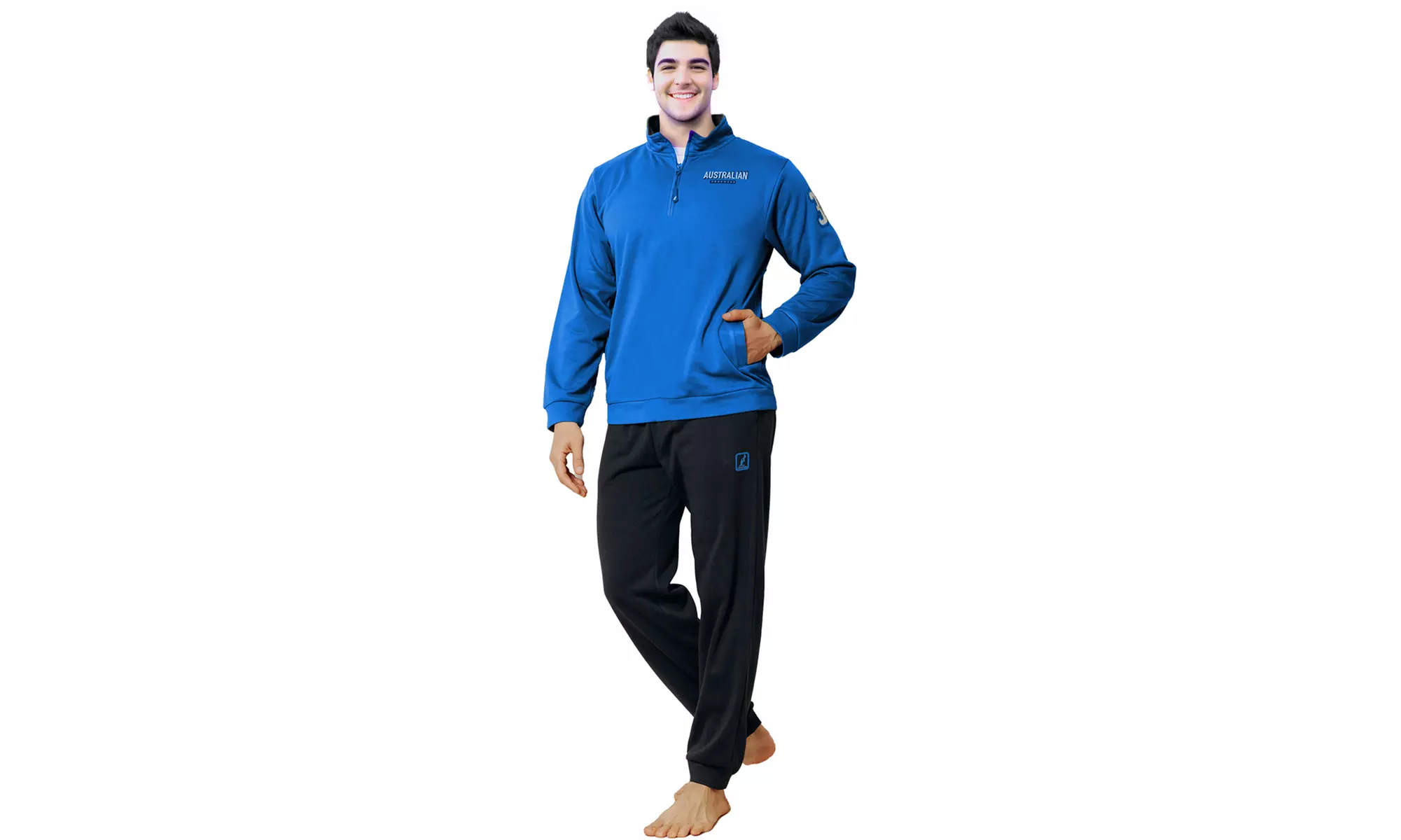 Tuta homewear felpata Australian da uomo