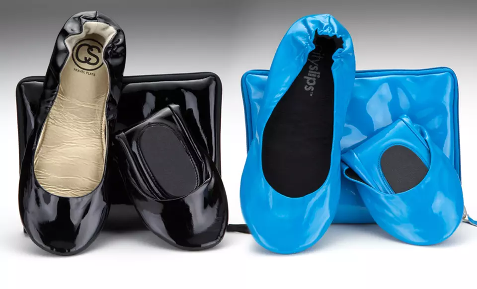 $13.99 for CitySlips Foldable Flats ($33.95 List Price). Multiple Colors Available. Free Returns. - Primary Image