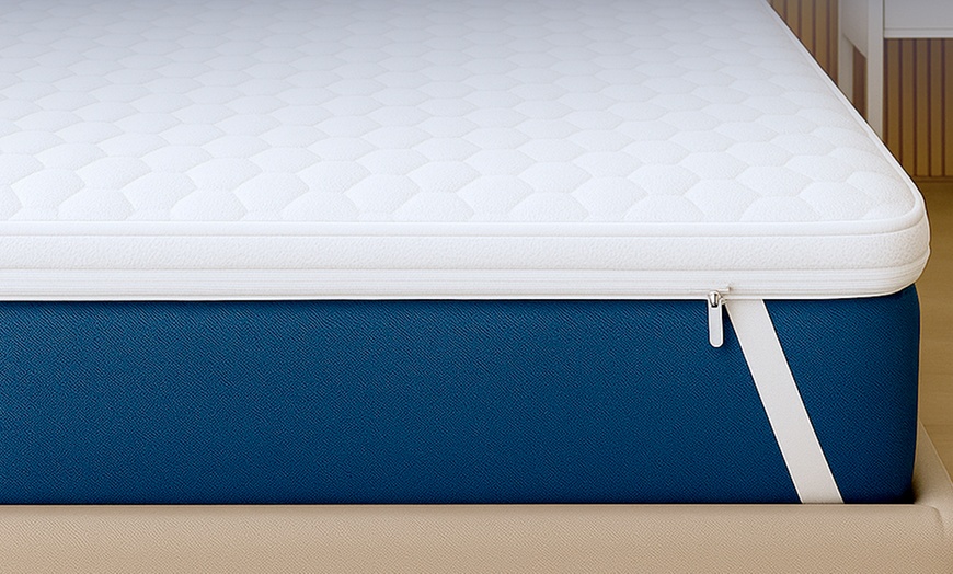 Image 6: Topper de 5 cm de memory foam puro The White Stone