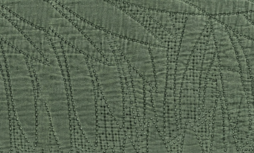 Image 8: Couvre-lit double « délavé à la pierre »