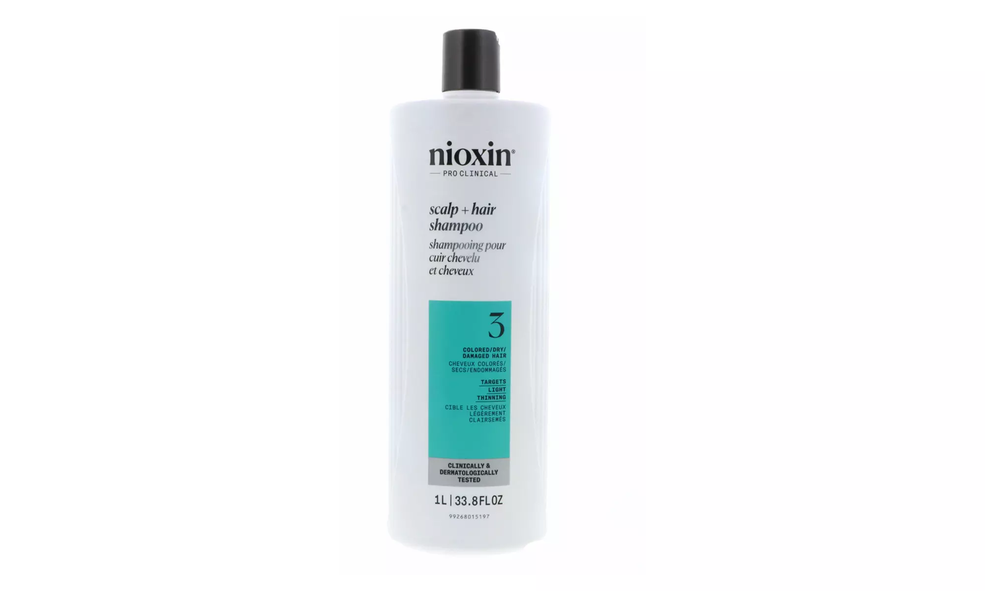 Nioxin Cleanser Shampoo and Scalp Therapy Conditioner Liter 33.8 oz Set Combo