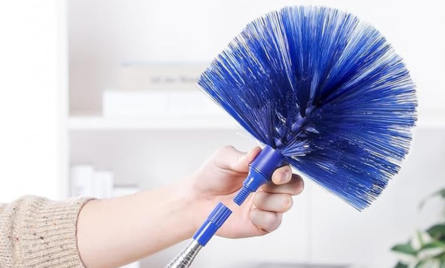 Image 3: Retractable Microfiber Duster for Ceiling Fan Blades 