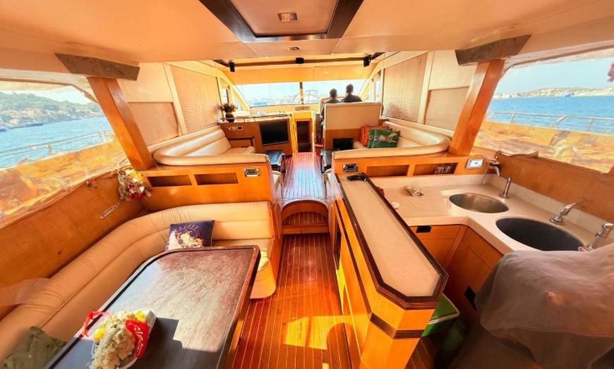 Image 2: 60 or 68 Ft Luxury Yacht Up to 26 or 26 Pax For Up to Three Hours 