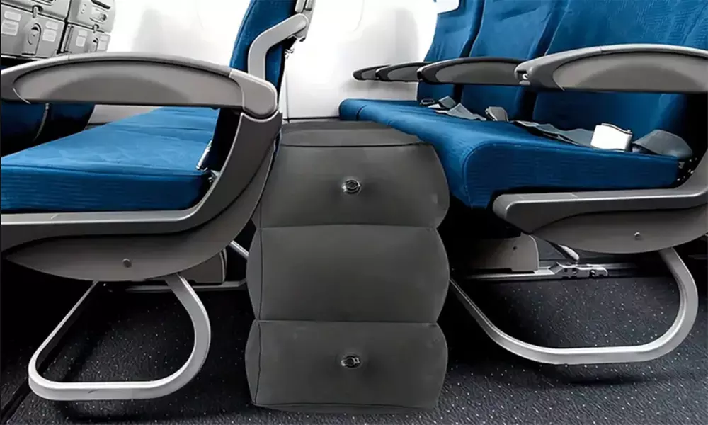 One or Two Inflatable Footrests with Optional Dust Cover