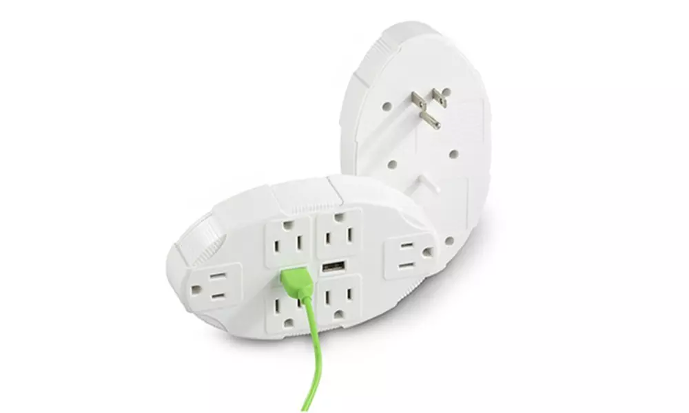 Multi-Use 6-Outlet with 2 USB Ports - Primary Image