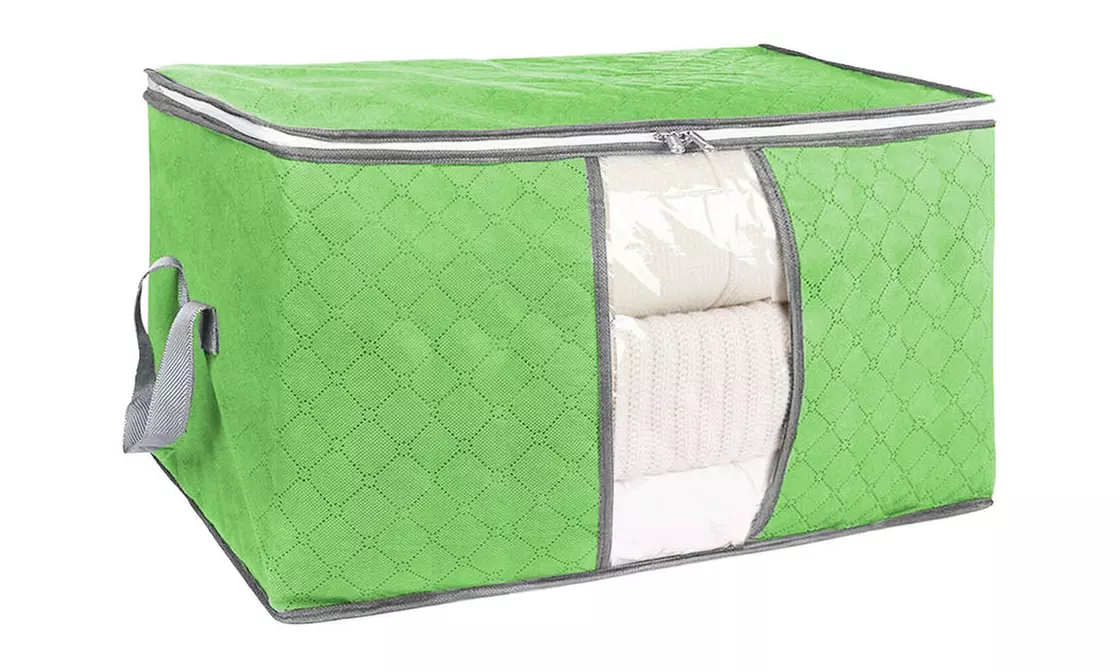 Foldable Storage Bag Clothes Blanket Quilt Closet Sweater Organizer Boxes Bags