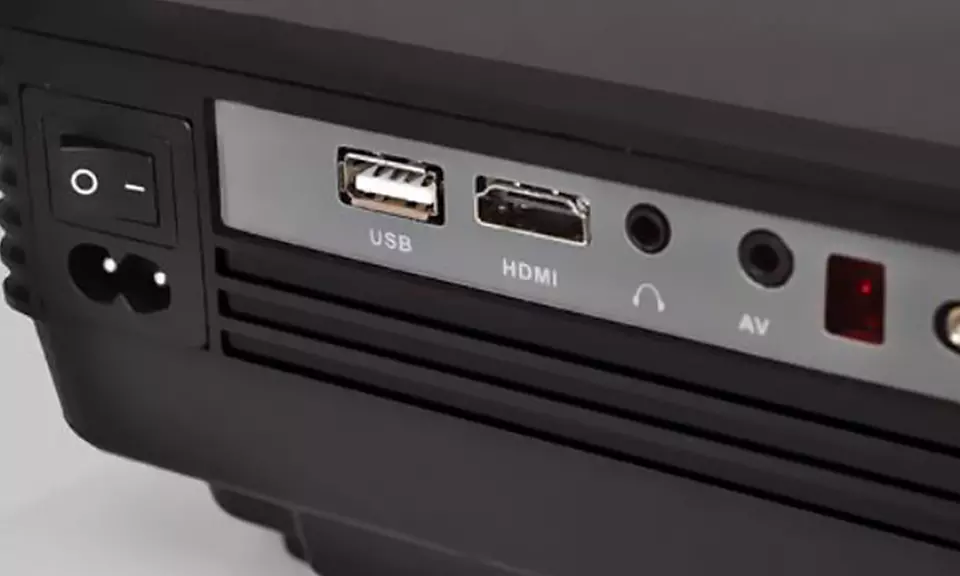 Compact Digital Multimedia Projector with 1080p HD Support and Up to 80" Projection - Second Medium