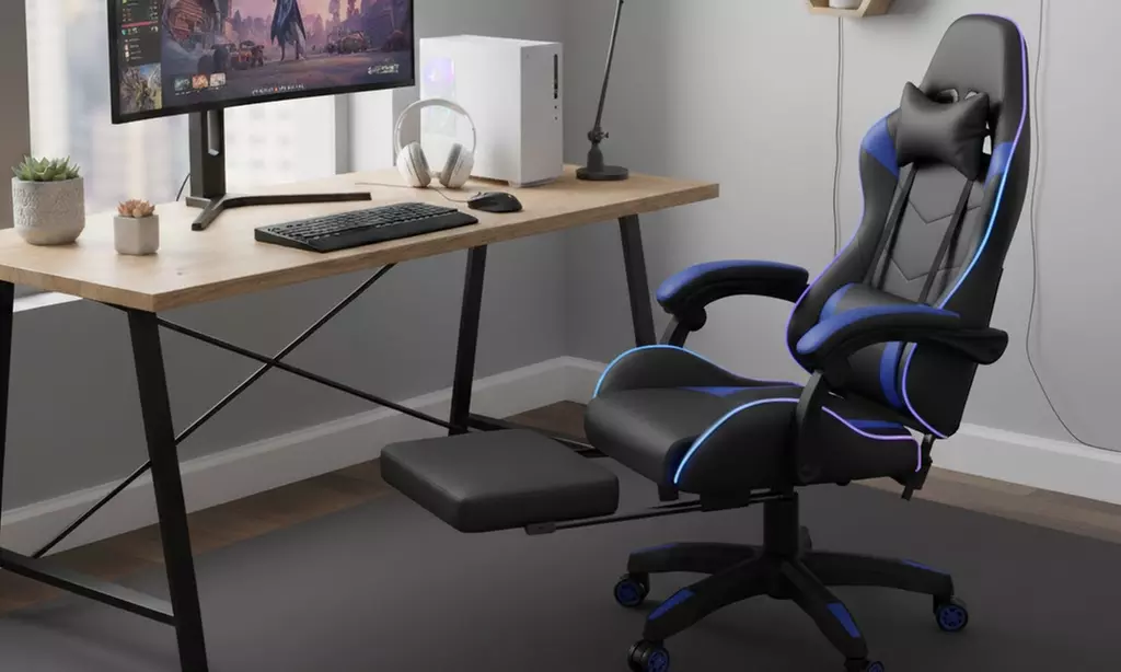 Sedia da gaming con LED RGB