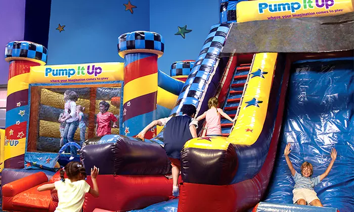Jump Passes or Birthday Party Add-Ons at Pump It Up (Up to 50% Off). Three Options Available. - Primary Image