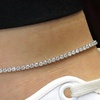 Image 1: Cavigliera Tennis realizzata con cristalli premium