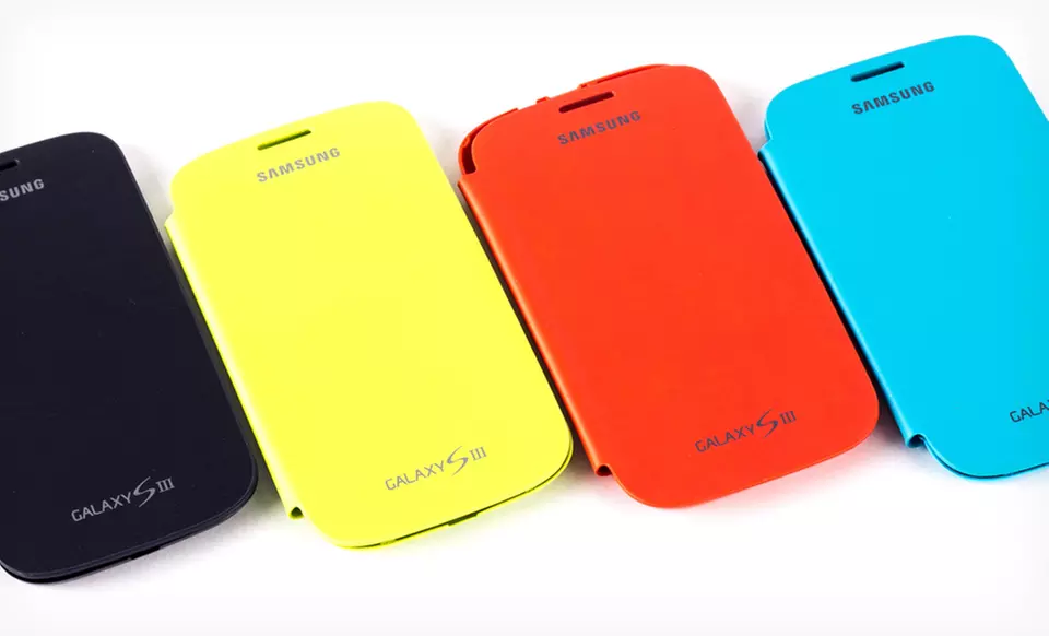 Samsung Galaxy 3 and Galaxy Note 2 Flip Covers (84% Off). Multiple Compatibilities and Colors Available. Free Returns. - Primary Image