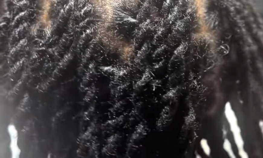 Image 3: Hair Retwist w/ Optional Styling/ Instant Locs w/ Optional Extensions 