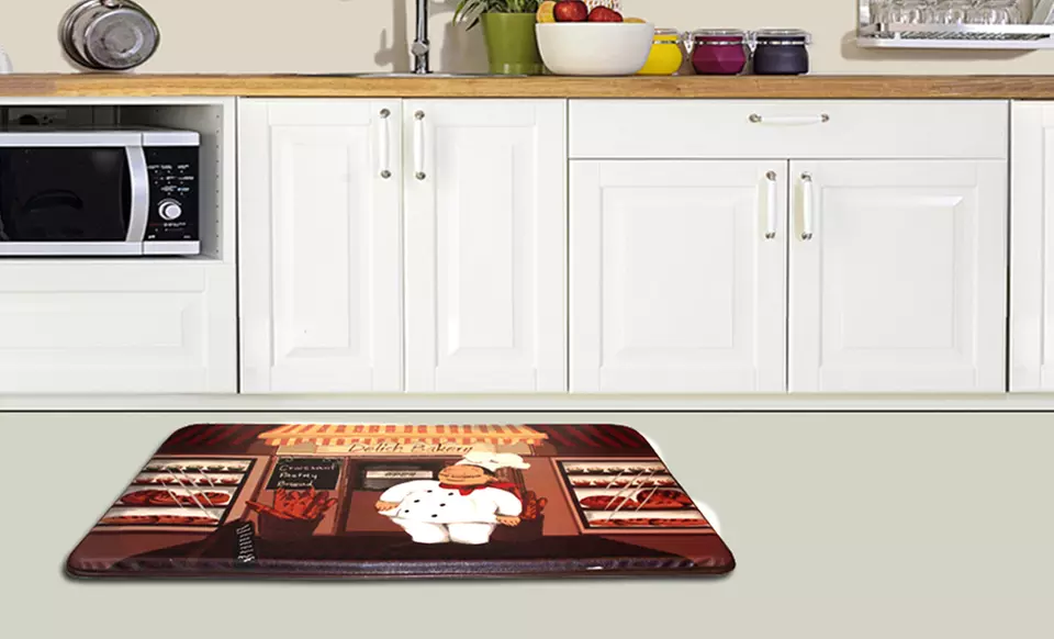 Anti-Fatigue Printed Kitchen Floor Mats. Multiple Prints Available. Free Returns. - Primary Image