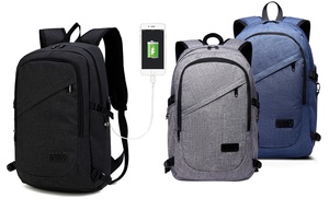 20L Business Laptop Backpack with USB Charging Port