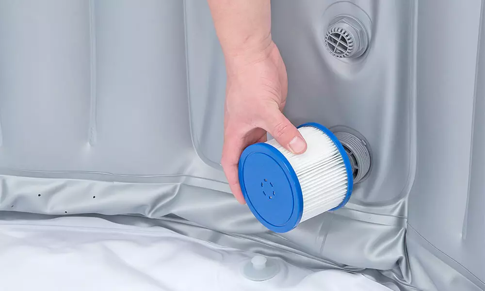 Home Deluxe Aufblasbarer Outdoor-Whirlpool SPLASH für bis zu 6 Personen