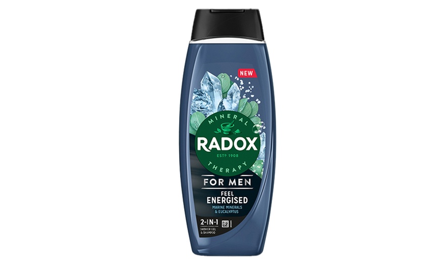 Image 7: Radox Mineral Therapy 2in1 Shower Gel and Shampoo 450ml