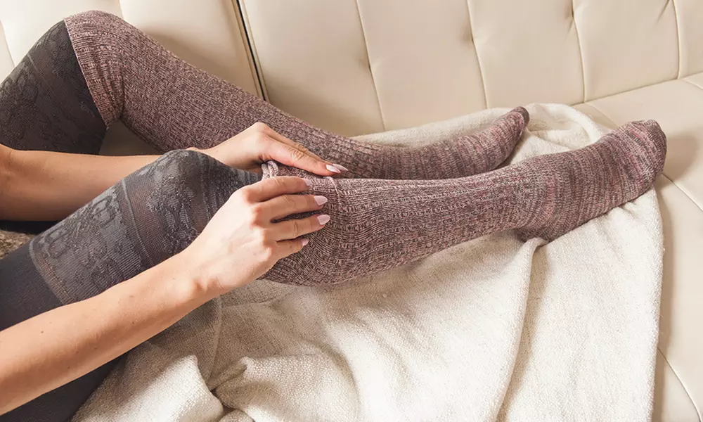 Muk Luks Women's Knee-High Socks (3-Pack) - Primary Image