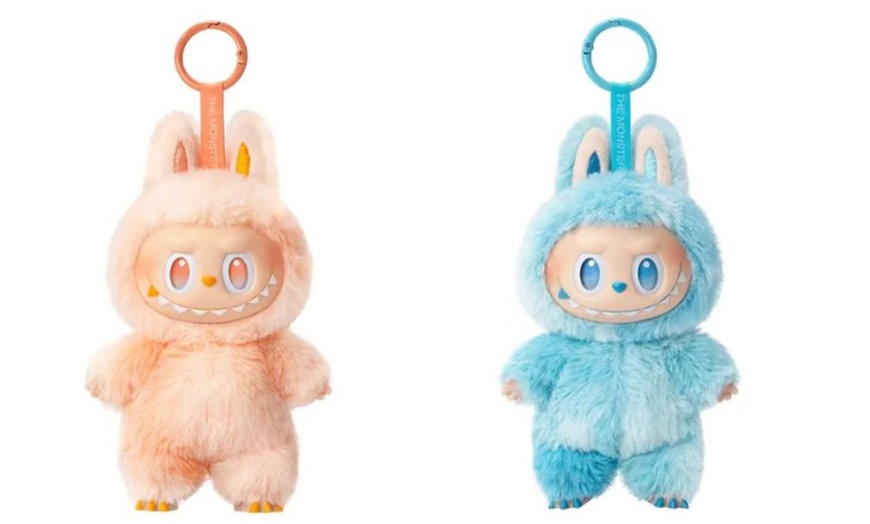 Image 19: Porte-clés peluche inspirée de l'univers Labubu