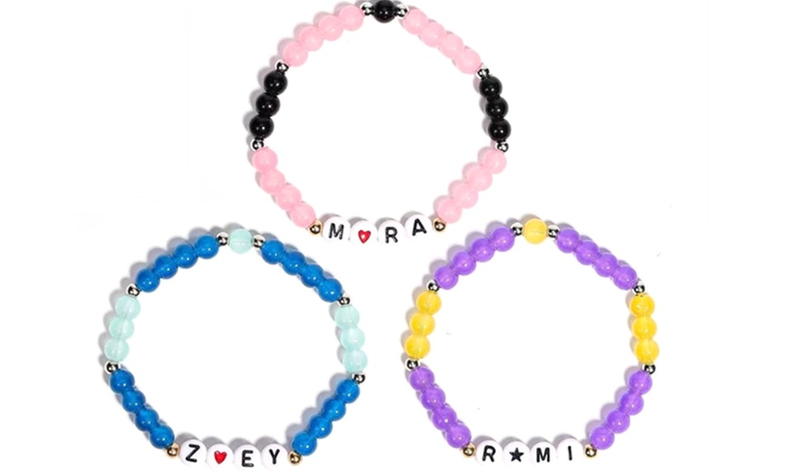 Image 4: Handcrafted Anime Beaded Bracelet Set