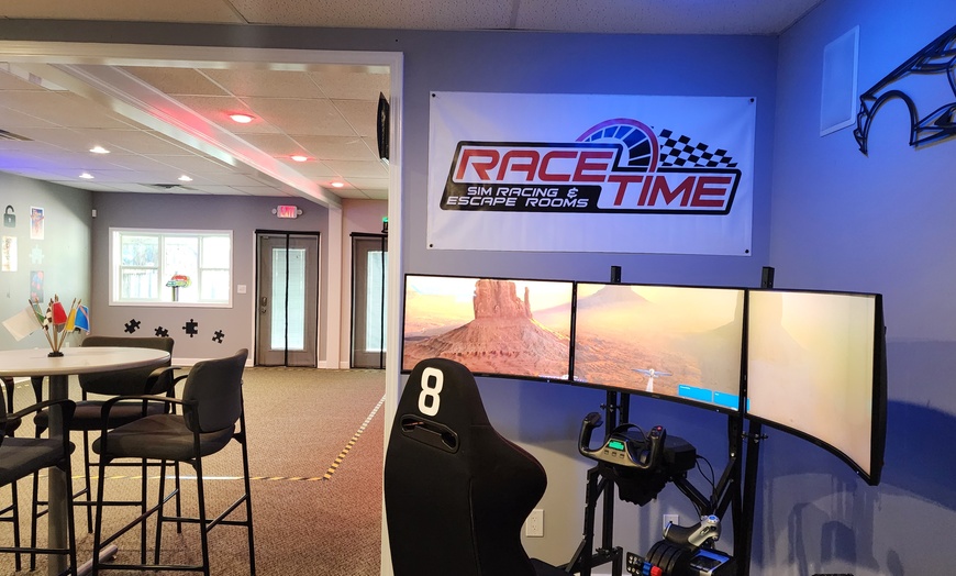 Image 8: 60-Minute Session at RACETIME SIM RACING & VR ESCAPE ROOMS