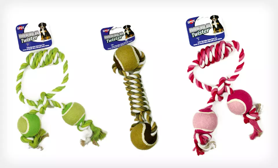 $4.99 for a Mega Twister Dog Toy (Up to $10.99 List Price). Multiple Styles Available. Free Returns. - Primary Image