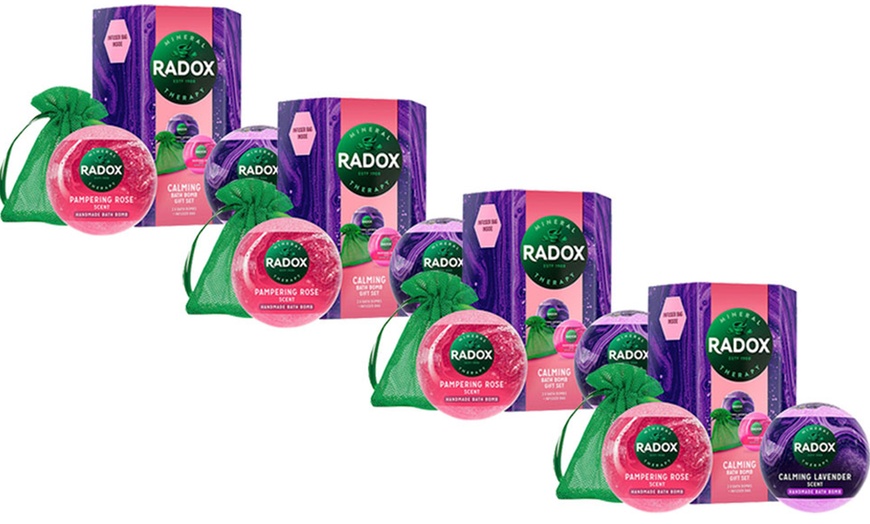 Image 4: Up to Four Radox Calming Bath Bomb Gift Sets