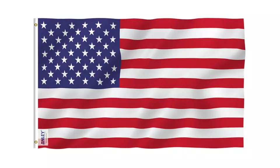 USA ANLEY Fly Breeze American Banner Flag with Brass Grommets 4 x 6 Ft - Primary Image