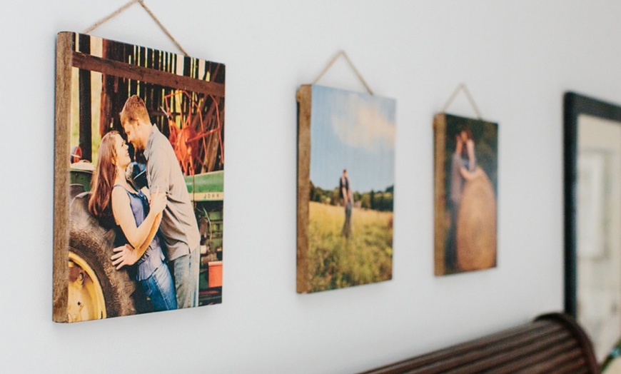 Wooden Wood Print - Photobarn | Groupon