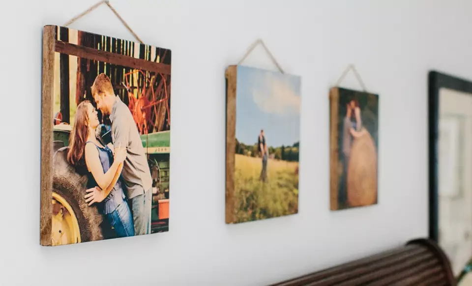 Custom Prints on Wood from PhotoBarn (Up to 75% Off). Three Options Available.   - Second Medium