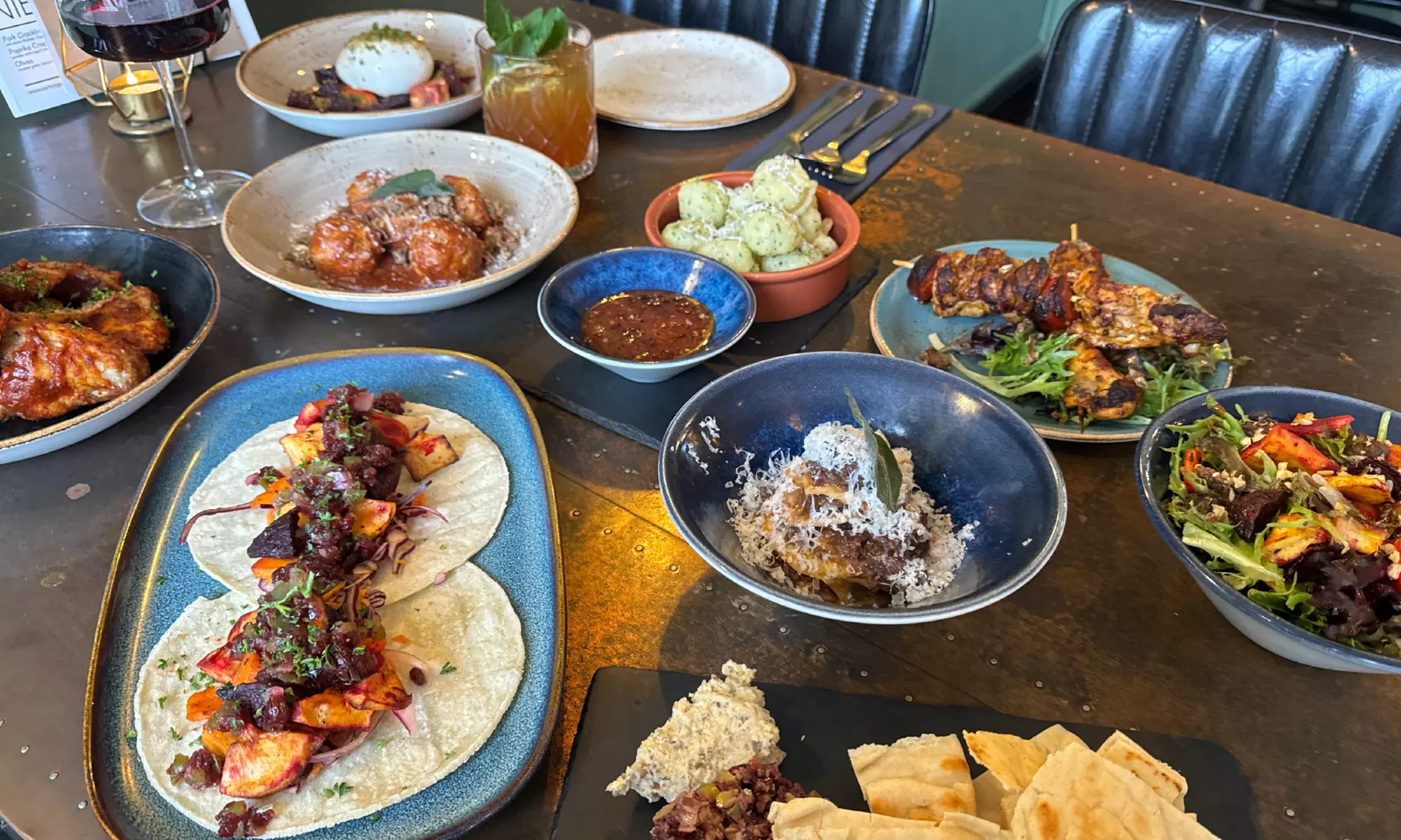 Delight In A Fabulous Tapas Selection With Sides For 2 Or 4 People