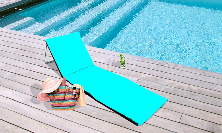 Image 4: Matelas pliable et lit de plage portable