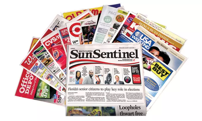 26- or 52-Week Sunday Subscription to the "Sun Sentinel" (81% Off)   - Primary Image