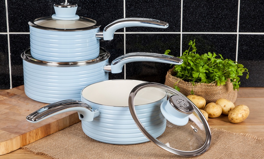 Image 12: Swan Retro Pans Set