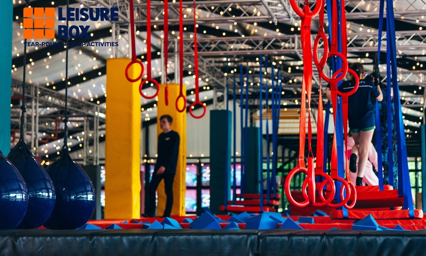 Image 1: Conquer 40+ Challenges at Total Ninja with a 60-Minute Session