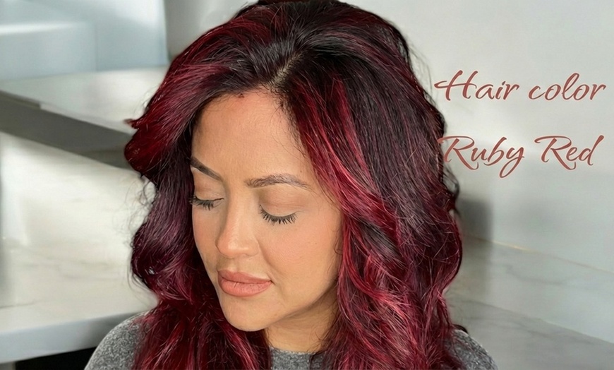 Image 6: Cut & Style, Women’s Root Touch-Up or Extensions