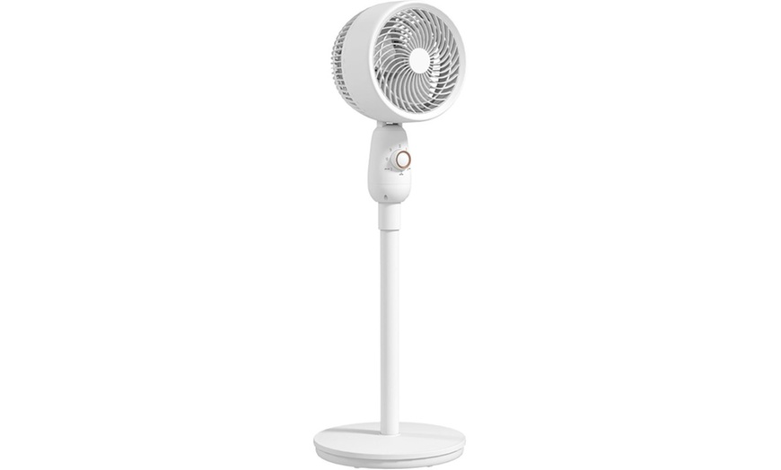 Image 6: HomCom 12-Inch Floor Standing Fan