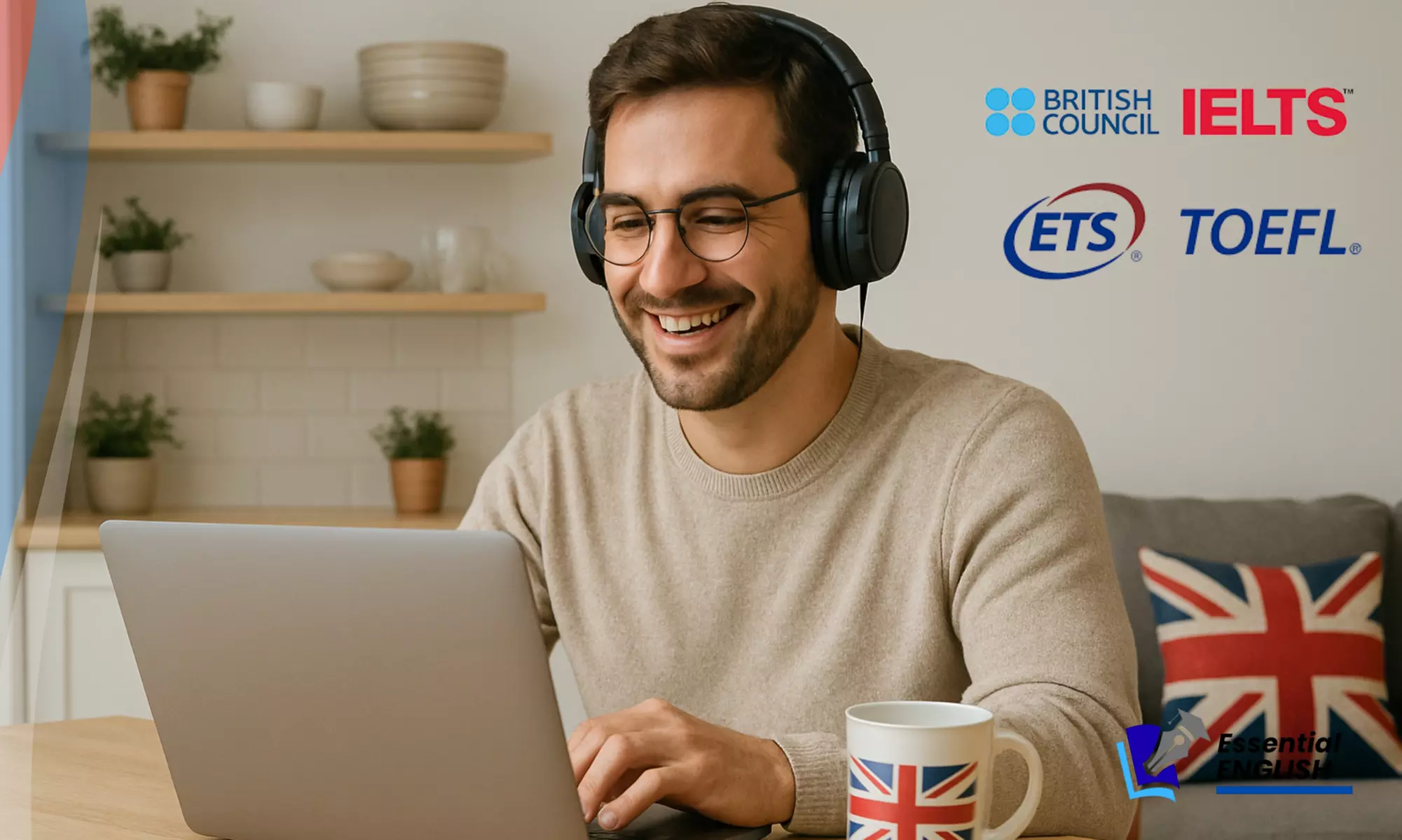 6, 12, 18 oder 36 Monate Online-Vorbereitung Englisch für TOEFL oder IELTS bei Essential English (bis 93% sparen) - Primary Image