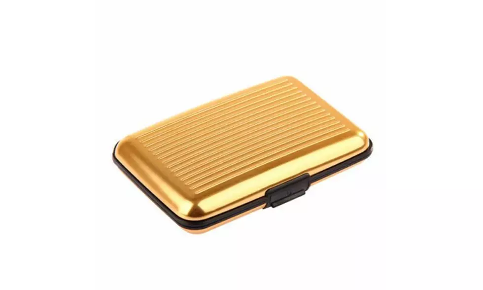 Pocket Waterproof Business ID Credit Card Wallet Holder Aluminum Metal RFID Case