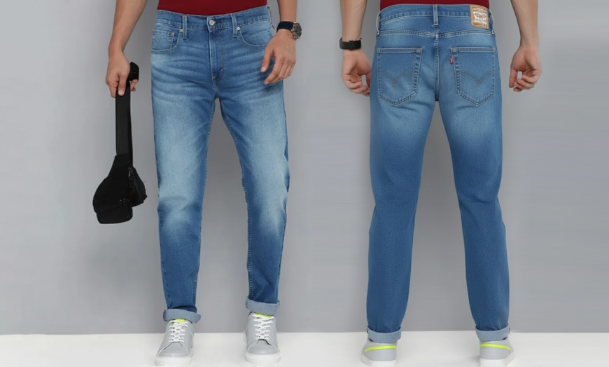 Image 10: Levi's 512 Men's Tapered Fit Jeans