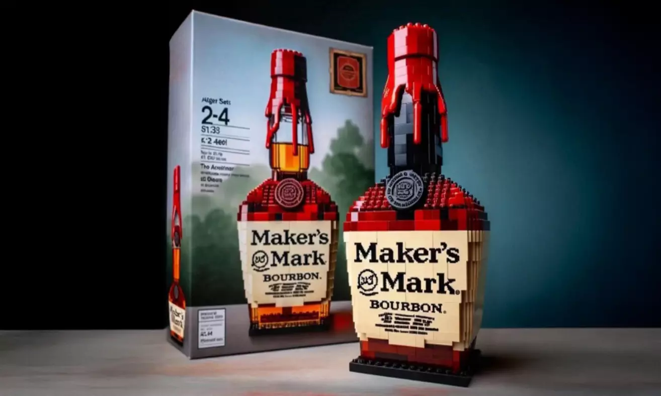 Whiskey-Flaschen-Bauset