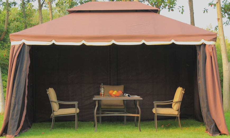 Image 9: Outsunny Marquee Gazebo