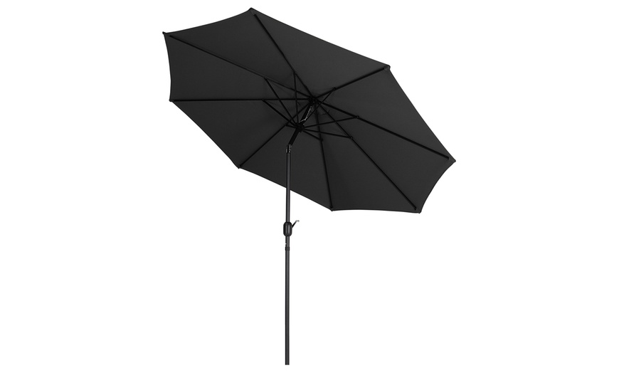 Image 19: 3M Rotating Parasol with UV Protection; Adjustable and Stylish Design