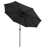 Image 19: 3M Rotating Parasol with UV Protection; Adjustable and Stylish Design