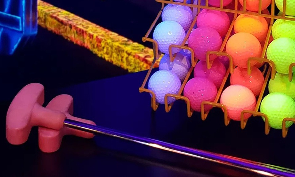Mini Golf - Blacklight at Monster Mini Golf Turnersville (Save 30%)