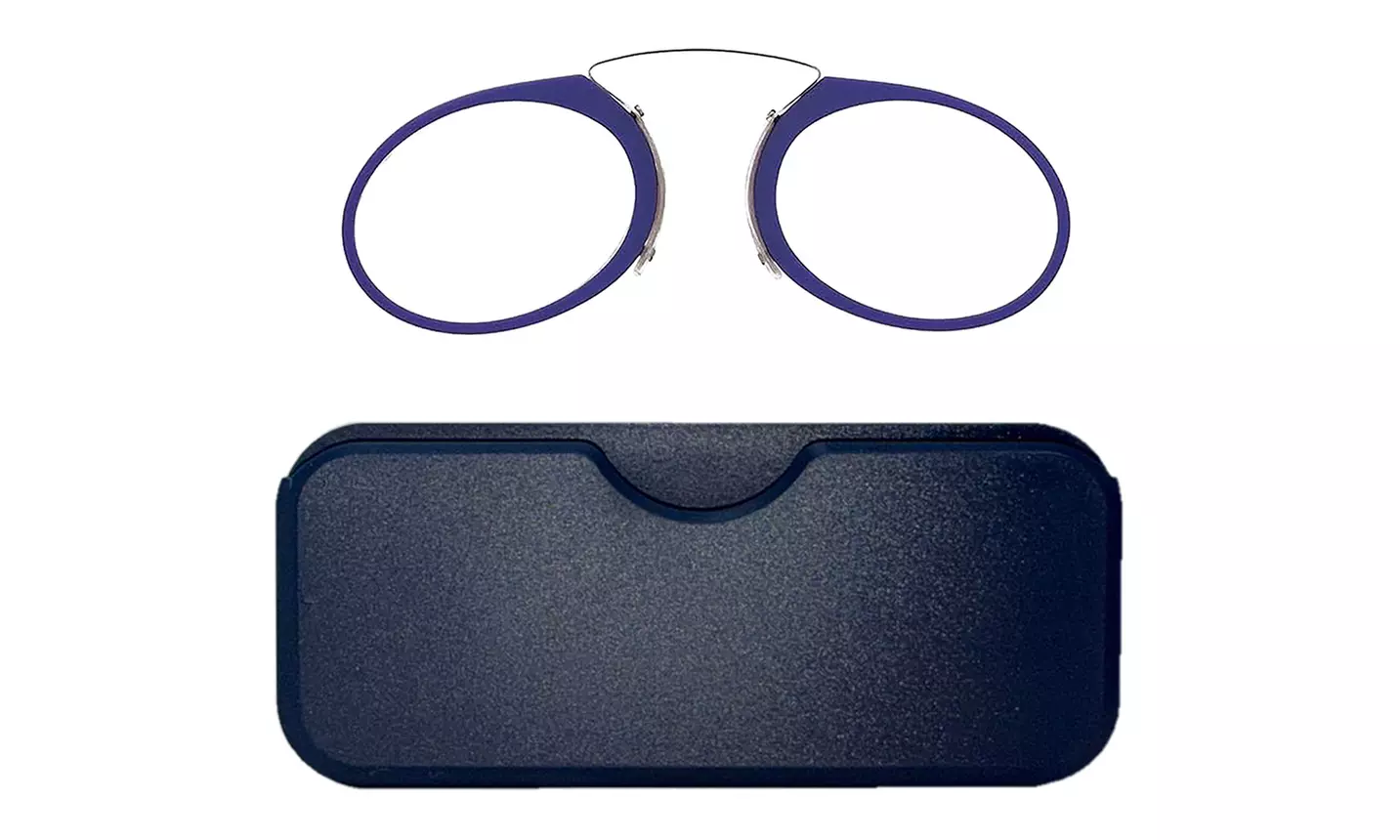 Waloo Ultra Thin and Compact Reading Glasses Readers with Case