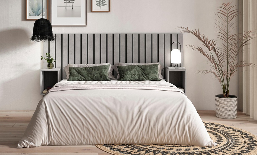 Image 3: Cabecero de cama disponible en diferentes tamaños y colores