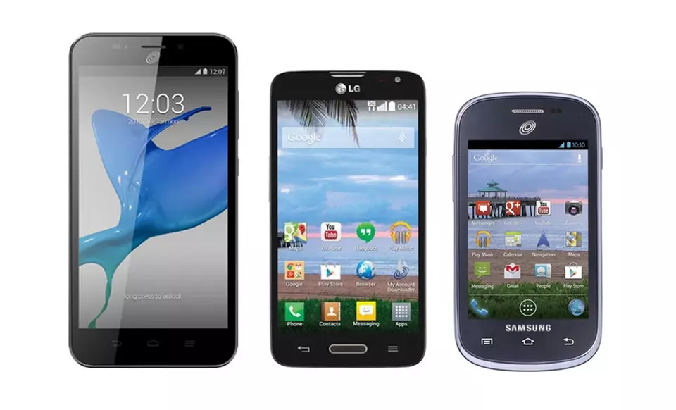Samsung, LG, or ZTE No-Contract Smartphone for Tracfone - Primary Image