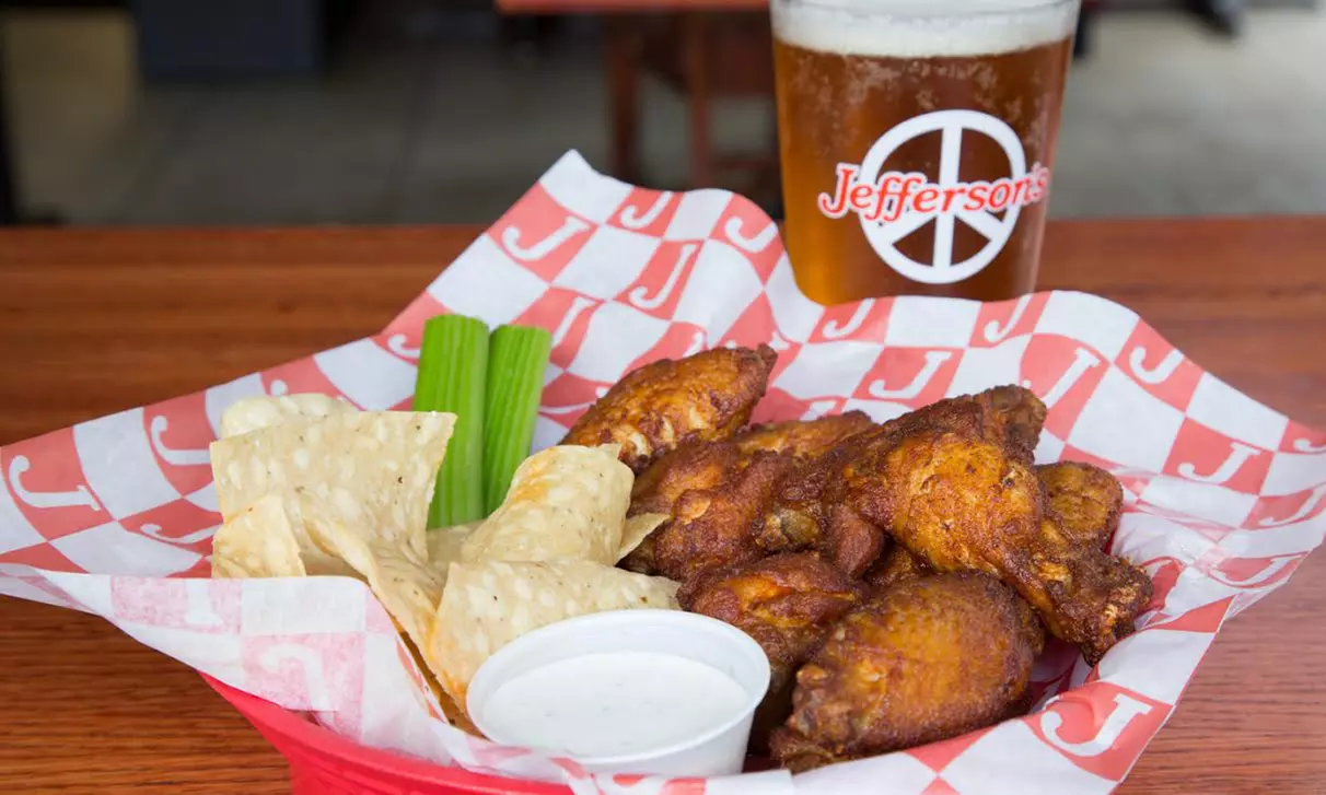 Burgers, Wings, Oysters, and American Food at Jefferson's Restaurant (Up to 40% Off) - Primary Image